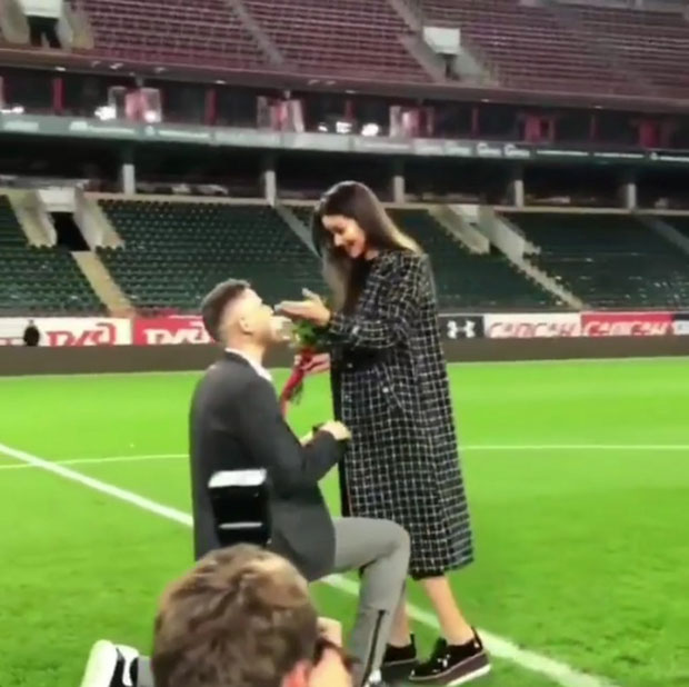 САН ДЕВОЈАКА СВАКОГ СПОРТИСТЕ: Погледајте како је Лука Ђорђевић запросио Јовану (ВИДЕО)